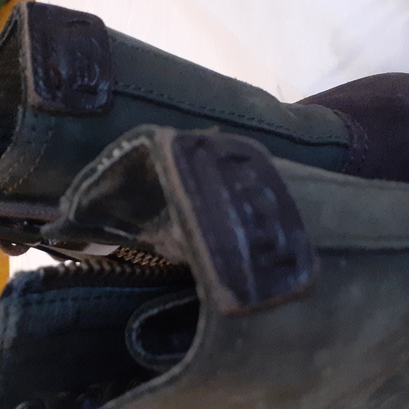 UGG Kilmer II Slate Suede Shearling Chunky Moto Combat Boots Woman's Siz… - Picture 7 of 12